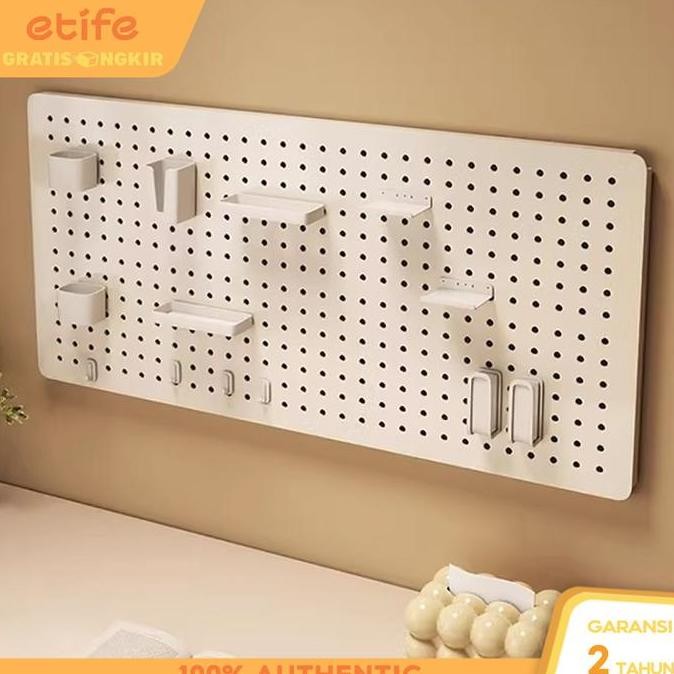 WONDERWEISS- Etife pegboard dinding / pegboard Putih / pegboard aksesoris / pegboard set / pegboard 