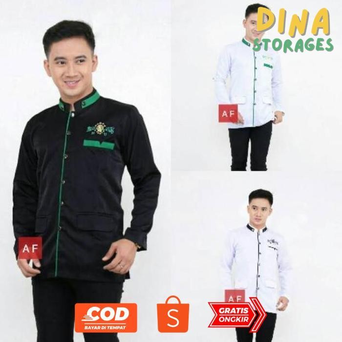 wd-54 qw-7 Jas koko nu / hitam kombi hijau Termurah Terlaris