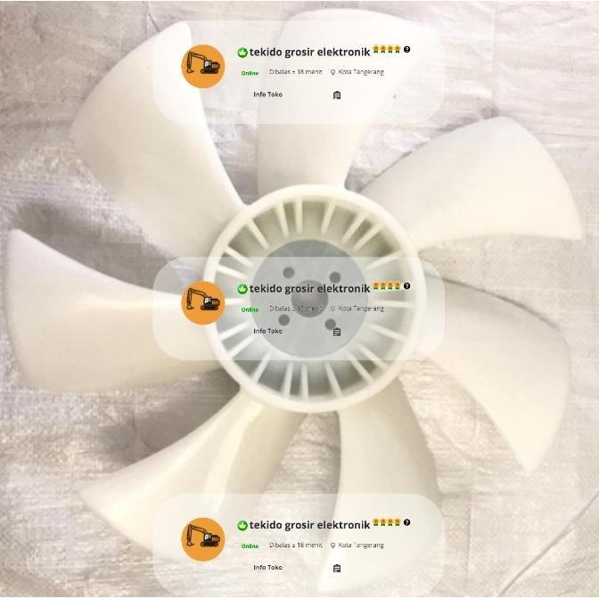 FAN RADIATOR ZAXIS 48U ZX48 KIPAS RADIATOR ZX48U