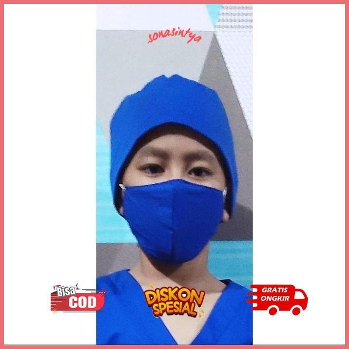 fgs-3 gd-8 Topi profesi dokter anak laki-laki & perempuan - Kostum Profesi Dokter Kecil Termurah Ori