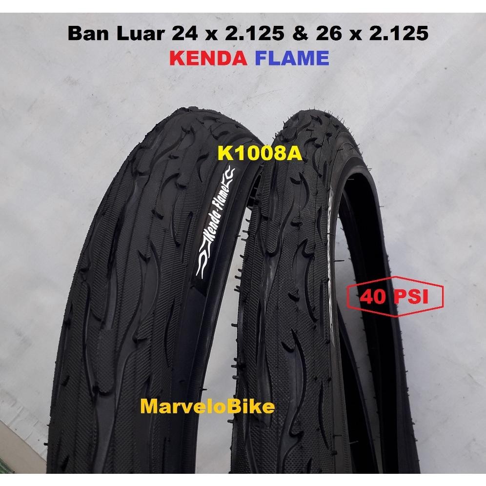 Ban Luar Sepeda 24 x 2.125 26 x 2.125 Kenda Flame K1008A