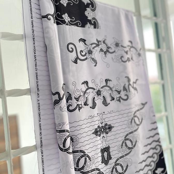 Promo KAIN BATIK ORIGINAL PGRI - MOTIF PGRI - BATIK PUTIH PGRI MOTIF - BSY BATIK PGRI- BAHAN KAIN BA