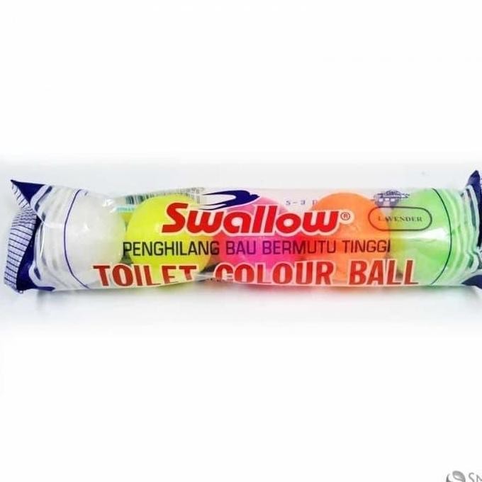 Swallow Kamper Toilet Ball 5'S Warna / Kapur Barus Kamar Mandi