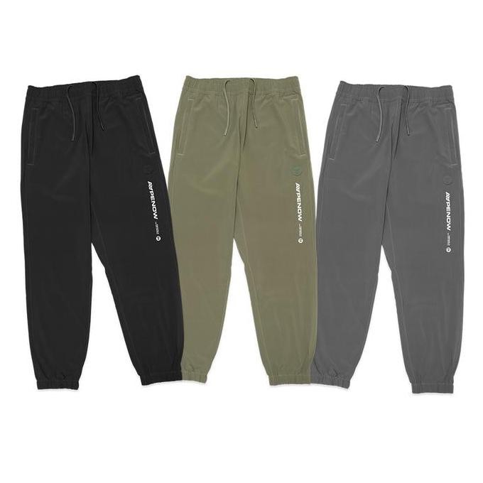 Promo Aape by A Bathing Ape Rubber Patch Jogger Pants COD