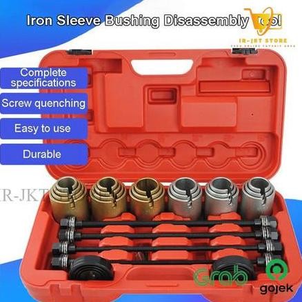 Alat Bearing Remover Set 27Pcs Universal Press and Pull Sleeve Tool Kit Bush &amp