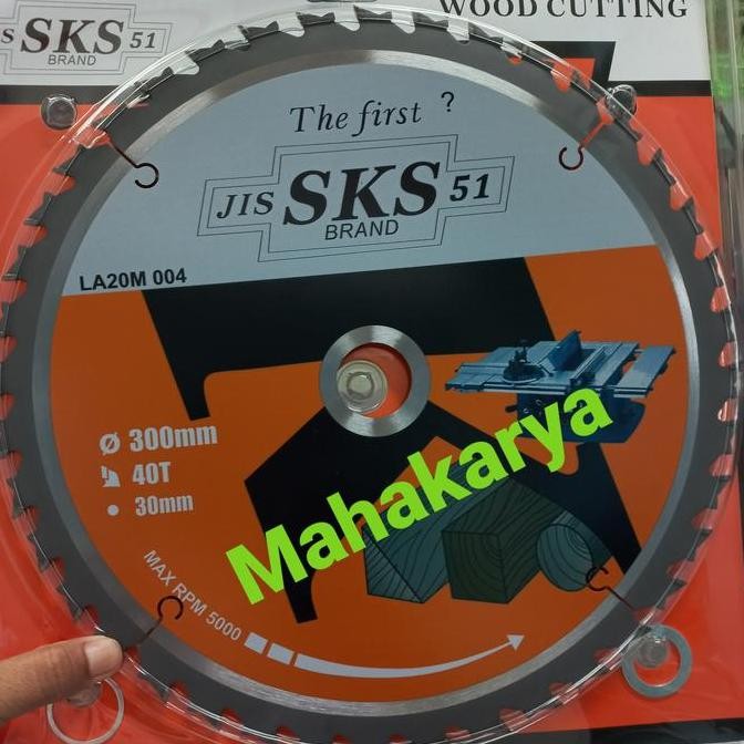 Sks51/Gergaji Kayu 12 Inch Mata 40/Sircular Saw/Gergaji