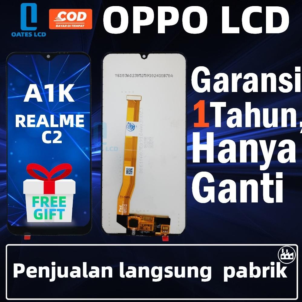 Flash Sale OriginalLCD OPPO A1K/REALME C2 LCD HP OPPO A1K/REALME C2 FULLSET Touchscreen ORI LAYAR se