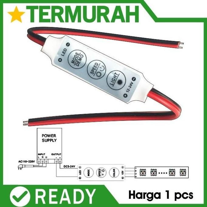 COD modul strobo led flash mini controller kabel control rgb dimmer 12v24v