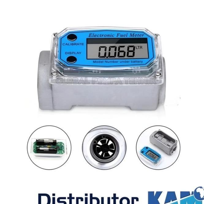 Flow Meter Oli Digital Flow Meter Solar Digital Flow Meter Liquid 1 In