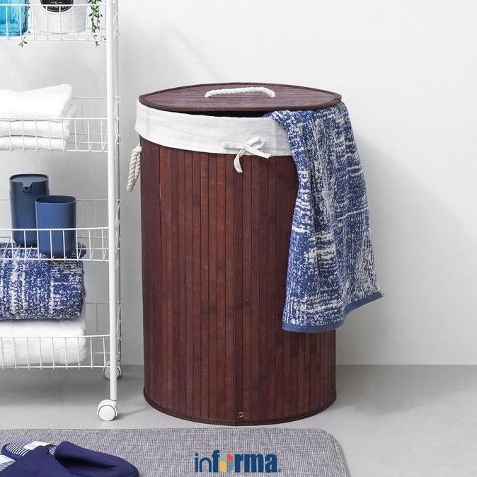 Informa - Keranjang Laundry - Keranjang Laundry Bambu 39x60 Cm
