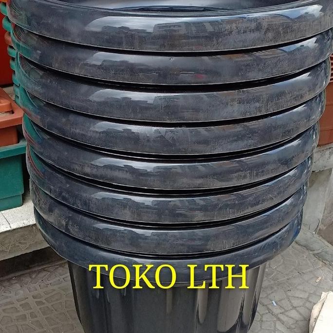 POT HITAM 60 CM EBONY PLASTIK / POT BUNGA / POT TANAMAN