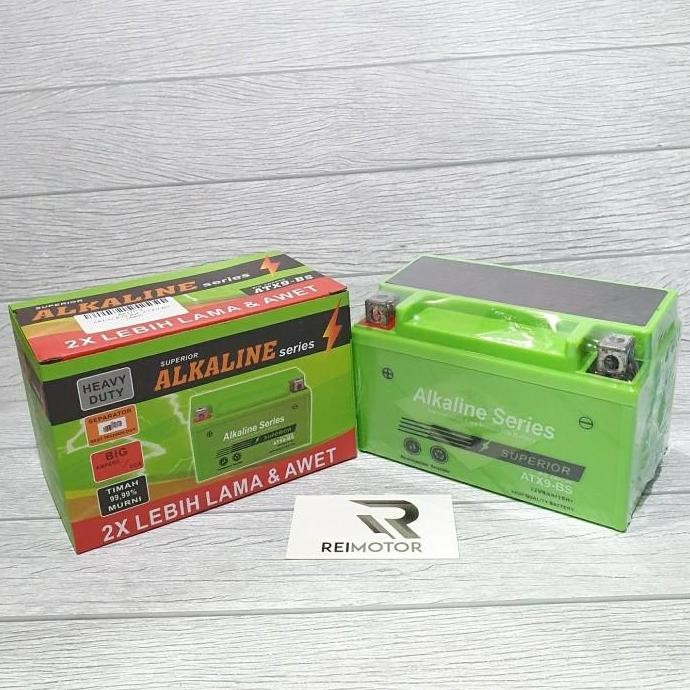 [Best] AKI ALKALINE NINJA 250 FI ATX9-BS / YTX9-BS 12V 9A 9 AMPERE