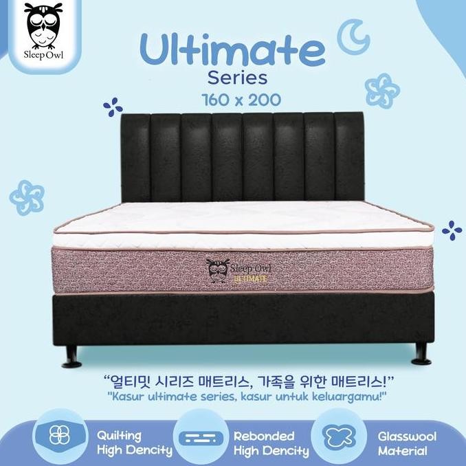 SLEEP OWL SPRINGBED Spring Bed Matras Ultimate 160 x 200 Full Set