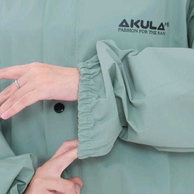 Promo Jas Hujan Akula Setelan Pria Wanita  Bahan Tebal Dan Lentur 100% Ori Pvc - Cocok Untuk Semua J