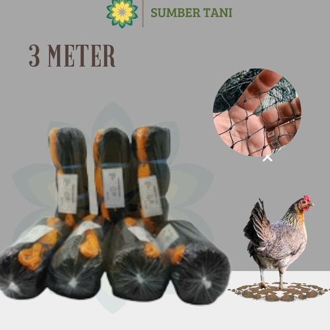 Jaring Kandang Jaring Pagar Ayam Lebar 3 Meter