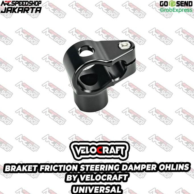 Bracket Braket Breket Friction / Dudukan Steering Damper Ohlins By Velocraft For Kawasaki Zx6 Zx 6 Z