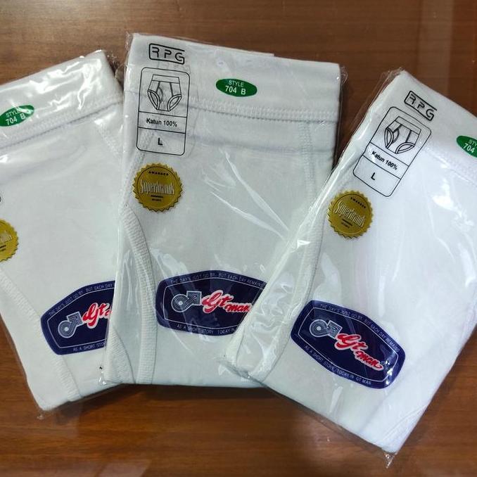 Boxe- Cd Gt Man Spandex 704 B Putih / Cd Gtman Pria
