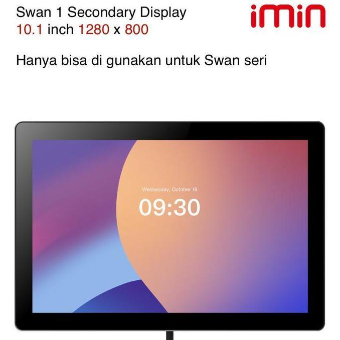 Layar Kedua Customer Display iMin Swan 1 Second Display 10.1 inch