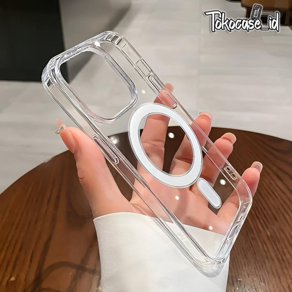 New (+ With Box) Clear Case Magsafe Iphone 7 7+ 8 8+ Plus X Xs Max Xr 11 12 13 14 15 Pro Max 14 15 1