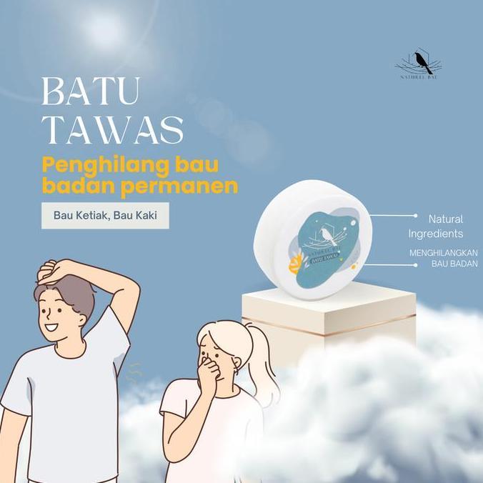 Facene- Batu Tas, Deodoran Batu Tas, Penghilang Bau Badan, Penghilang Bau Ketiak, Penghilang Bau Kak