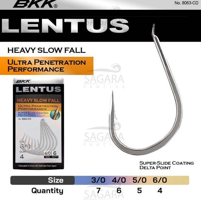 Best Seller Hook BKK Lentus SF | Hook Slow Jigging | Kail Jigging | Kail Pancing Berkualitas 100% or