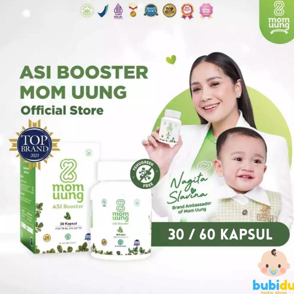 NEW MOM UUNG Asi Booster 30 60 Kapsul | Boster Susu Pelancar Pelancaran Asi Menyusui Ampuh HALAL BPO