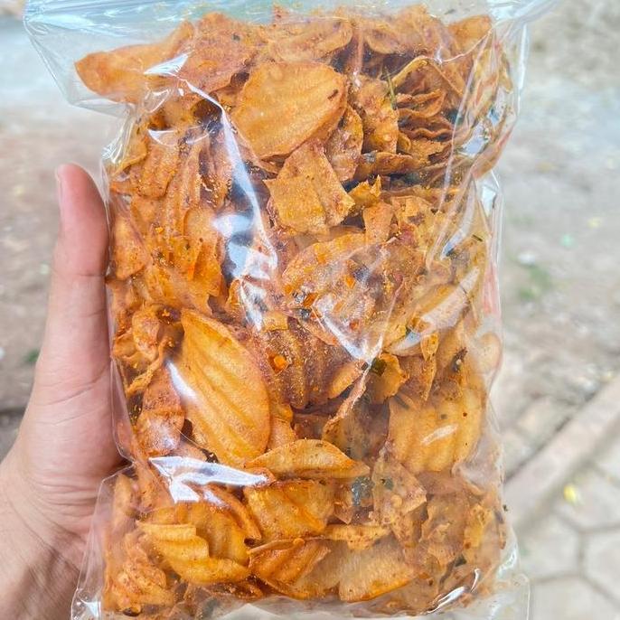 Ciki- Kripset Pedas Daun Jeruk 500Gr