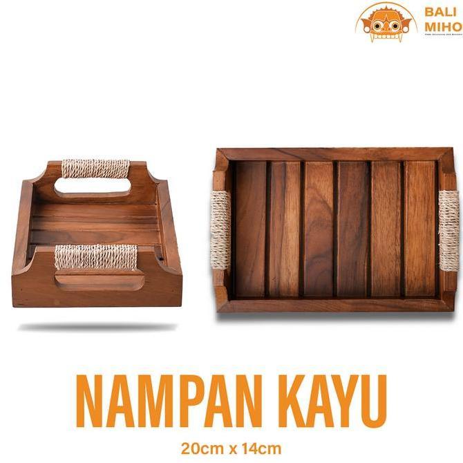 ><><><] Nampan Kayu Jati - Baki Kayu - Nampan Makanan - Nampan Saji - BakiKayu