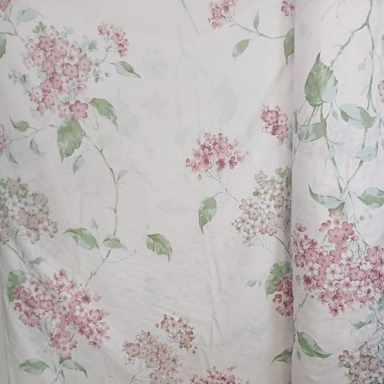 Bahan Kain Sprei katun halus METERAN Motif BUNGA Meteran ( kain meteran )