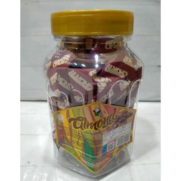 Snack- Coklat Kacang Almond Tobelo Cokelat Compound Isi Kacang Almond