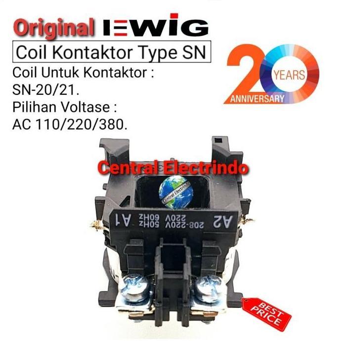 KOIL COIL KONTAKTOR CONTACTOR EWIG SN-20/SN-21. CE27