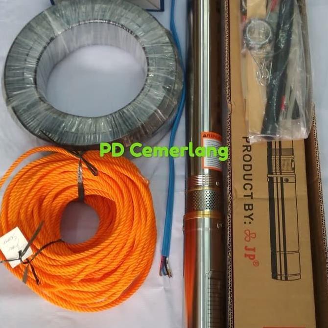 Pompa Satelit York 0.5 Hp Komplit Kabel Tambang Submersible York Italy