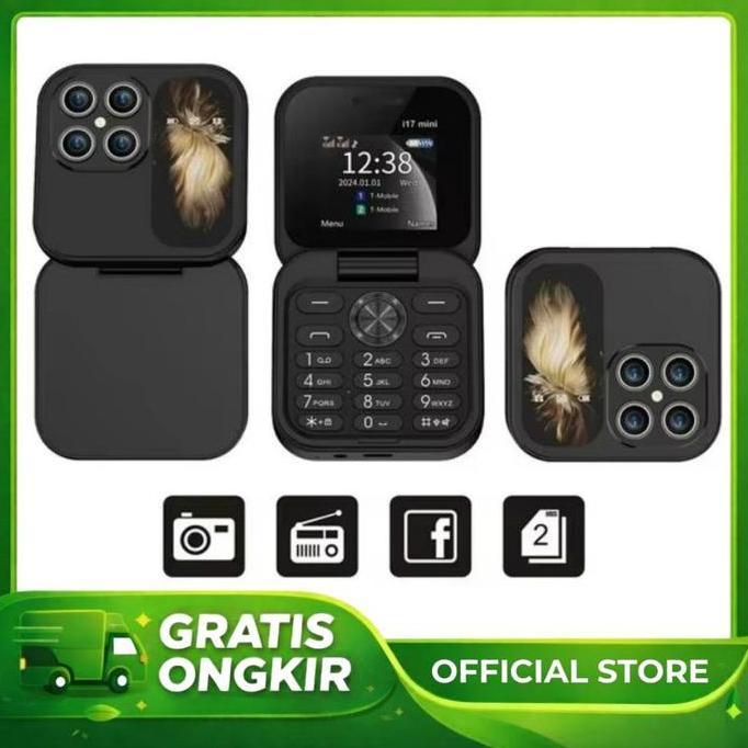 HP Mini Flip Phone Jadul Original Garansi 1 Tahun Baterai Awet
