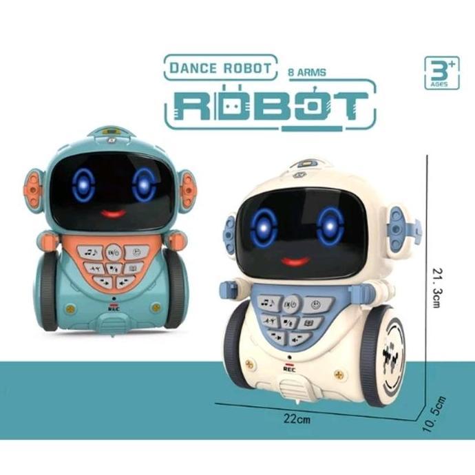 Robot Pintar Edukasi Anak Mainan Anak Robot Multifungsi AI Bisa Bicara