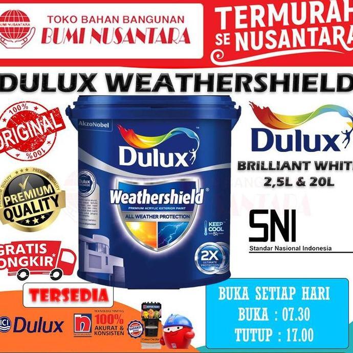 Kael- Dulux Weathershield 0L (5Kg) Brilliant White Cat Dulux Exterior