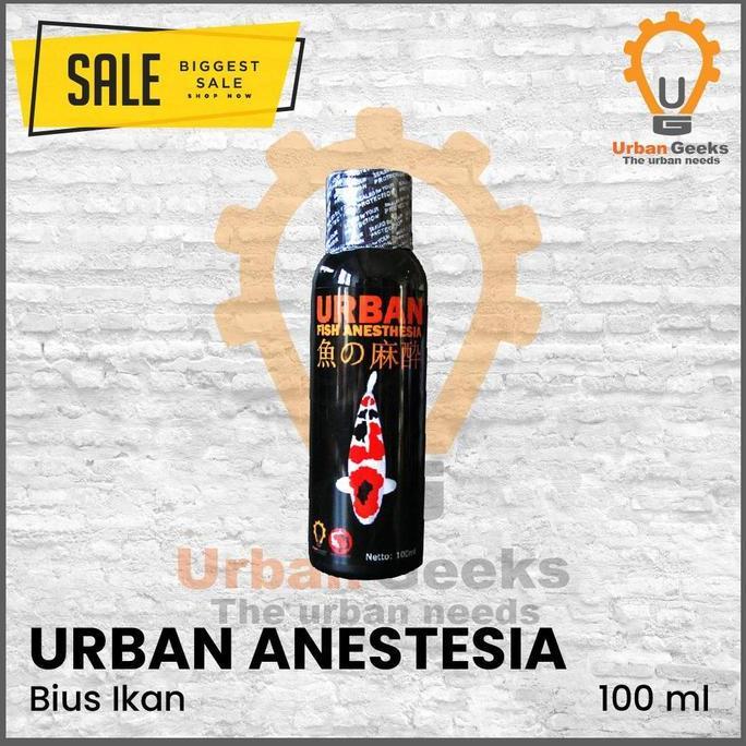 BIUS IKAN URBAN FISH ANESTHESIA 100 ML UNTUK FOTOGRAFI & HANDLING AMAN TANPA MINYAK PADA AIR UNTUK B