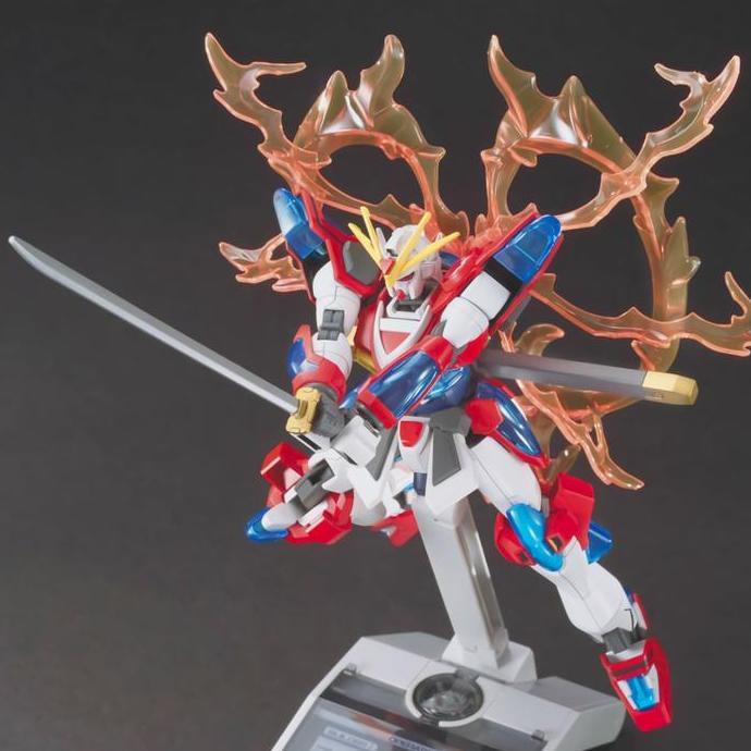 Promo HG Kamiki Burning Gundam / HGBF 1/144 KMK-B01 Kamiki Burning Gundam (Gundam Build Fighters Try