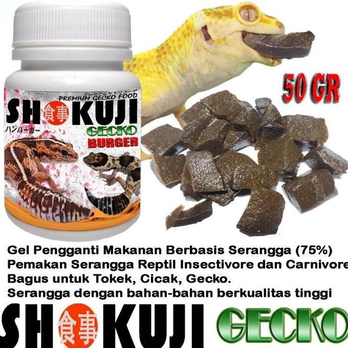 Deepanim- Shokuji Leopard Gecko Makanan Instan Reptile Tokek Pengganti Serangga
