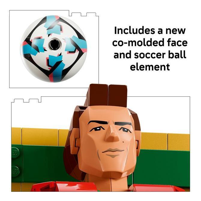 Promo LEGO Editions Football 43016 Cristiano Ronaldo Soccer Legend (854 Pieces), Toys, Bricks, Maina