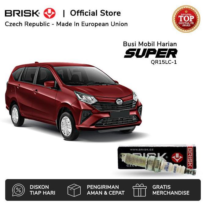 Busi Mobil Daihatsu Sigra 1.0 Brisk Super Qr15Lc-1