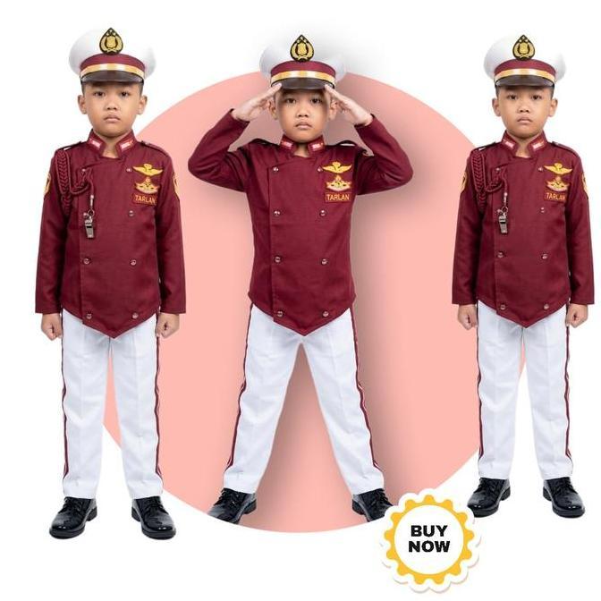 Baju Taruna Akpol anak laki laki- Kostum Taruna akpol anak -Baju profesi Taruna Akpol anak Fashion D