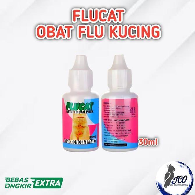 Gato - Flucat Obat Kucing Flu Demam Batuk Obat Flu Kucing