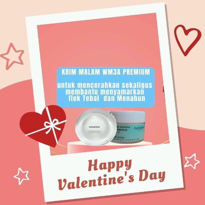 Natasha Krim Malam Wm3A Premium Menyamarkan Flek Hitam,Tebal Dan  Mencerahkan