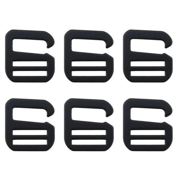 10pcs G Hook Ring Buckle Pengait Cantolan Tas Kait G Besi 25mm