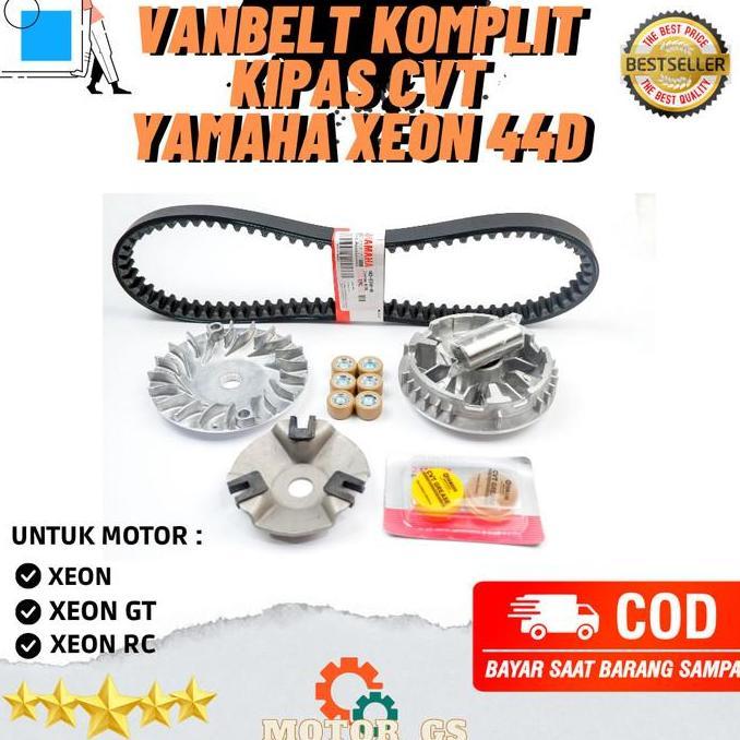 Vanbelt Xeon 44D Komplit Rumah Roller Assy - Gemuk Cvt - Kipas Cvt 44D