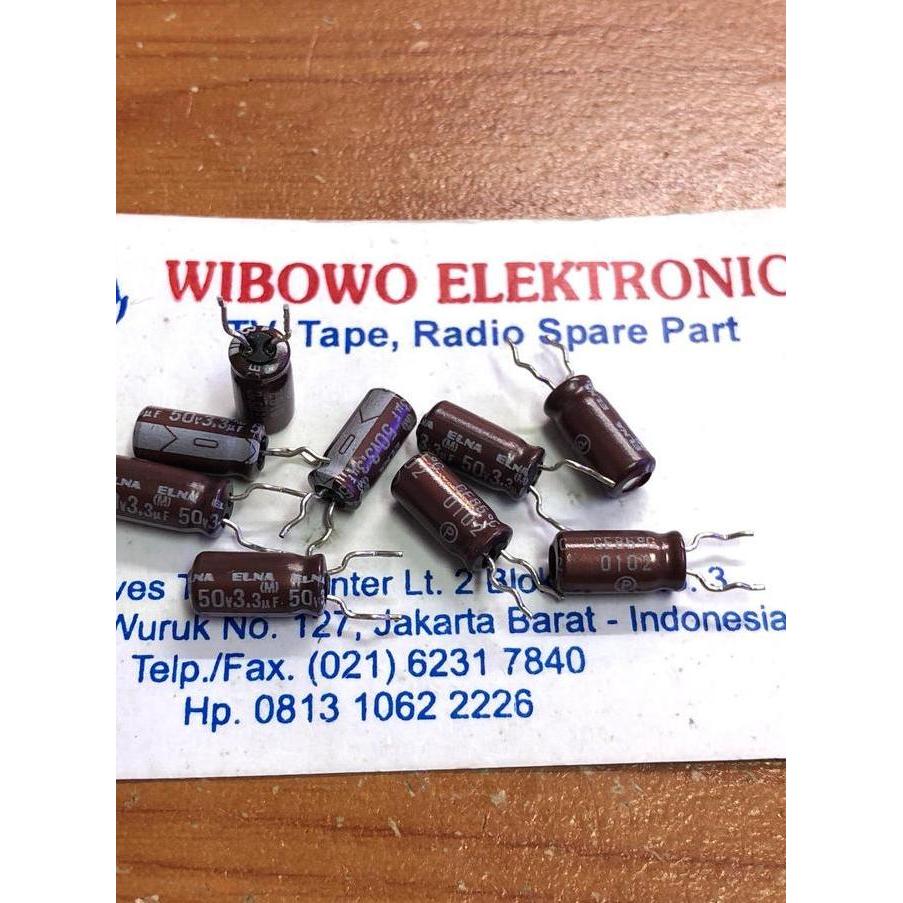 ELCO 3,3UF-50V ELNA CAPACITOR ELCO 3,3UF-50V ELNA 85C WEK99