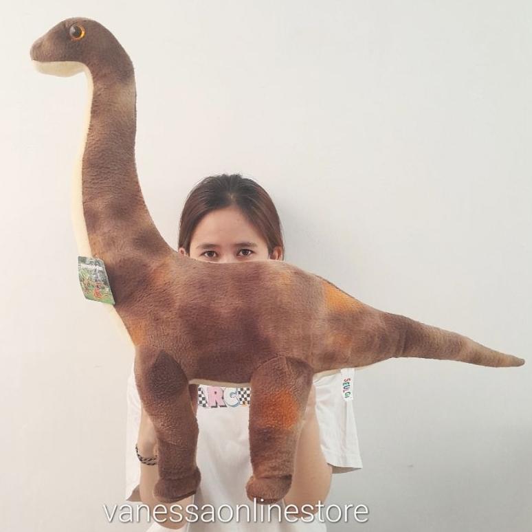 Mainan Boneka Dinosaurus Besar Jumbo Brontosaurus T-Rex Dino Bronto Tirex Dinosaurs Tyrex T Rex Jura