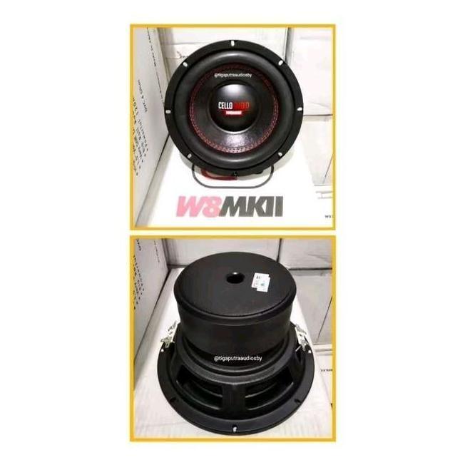 Subwoofer Cello 8 Inch W8 Mkii Subwoofer 8 Inch Cello W8Mkii Car