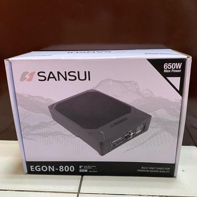 Subwoofer Kolong Aktif Sansui 10 Inch - 8 Inch / Sub Kolong Aktif Sansui