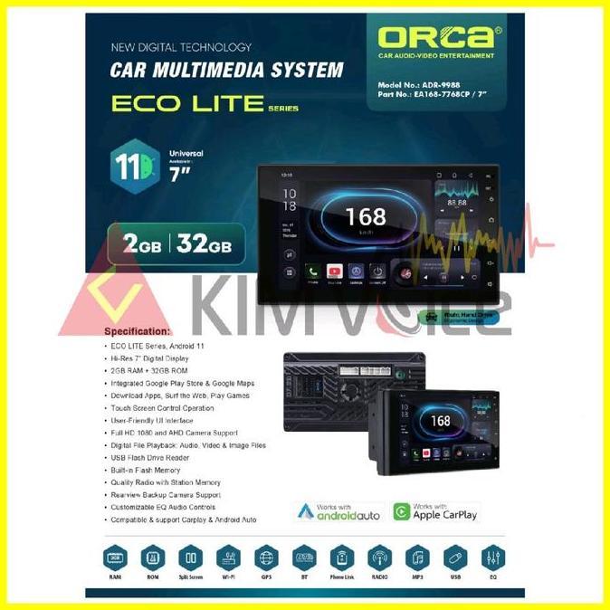 Head Unit Android Orca Eco Lite 7Inch